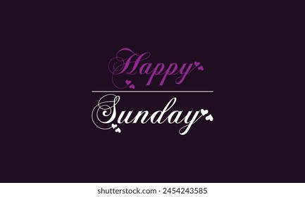 Weekend Wonder Schönes Textdesign für einen Happy Sunday
