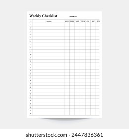 weekly to do list,weekly schedule planner,undated weekly planner,weekly to do list template