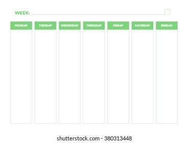 Weekly planner