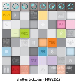 Weekly Planner Design Template
