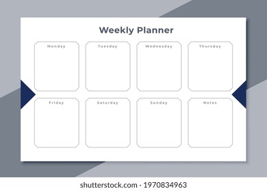 weekly planner to do list template design