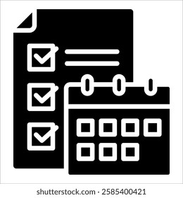 Weekly Planner Icon Element For Design