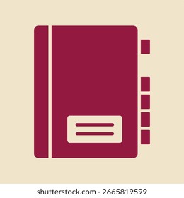 Weekly Planner red trendy useful vector Illustration design attractive colorful background.eps