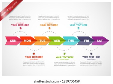 12,043 Week infographics Images, Stock Photos & Vectors | Shutterstock