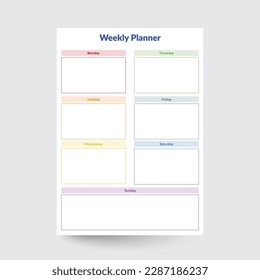 Weekly Planner,Weekly Insert,Weekly Organizer,Weekly Agenda,Weekly Journal,Weekly Tasks,Undated Weekly,Vertical Weekly