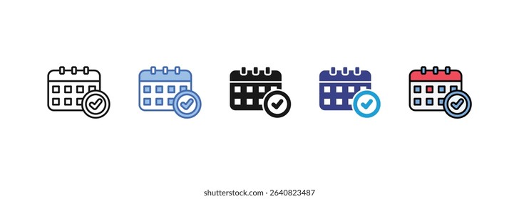 Weekly Review  icon sets collection multi style

