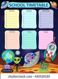 Timetable Chart Ideas