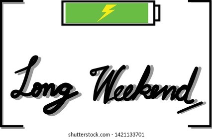 weeknd handwriting template with battery bar charging