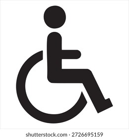 La accesibilidad en silla de ruedas de un símbolo.