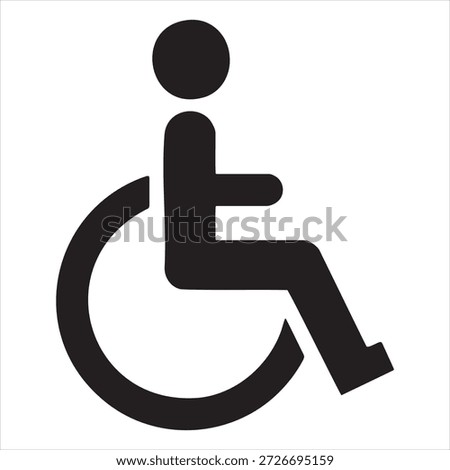 The weelchair accessibility of a symbol.