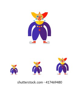 Weeping clown image