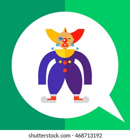 Weeping clown image