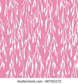 Weeping willow branch pattern