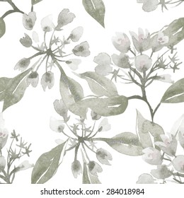 Weigelas Seamless Pattern, eps 8