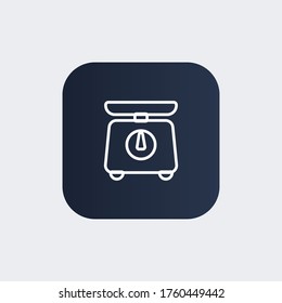Icono de peso. Ilustración del vector EPS 10.