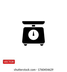 Icono de peso. Ilustración del vector EPS 10.