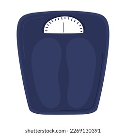 weigh machine design over white