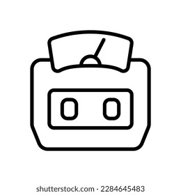 icono de escala de peso para tu diseño de sitio web, logotipo, aplicación, interfaz de usuario.
