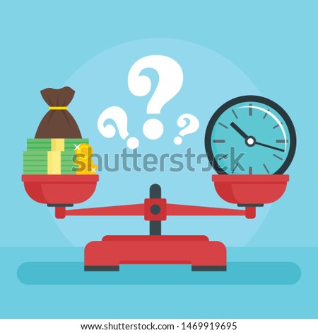 Weigh scales concept background. Flat illustration of weigh scales vector concept background for web design
