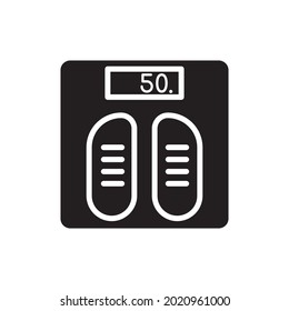 Weigher Filled Icon Vector Illustration