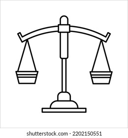 icono de pesaje sobre fondo blanco