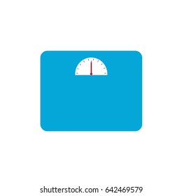 Weighing icon. Scale, weight, measure icon. Flat design. Vector illustration. Isolated.