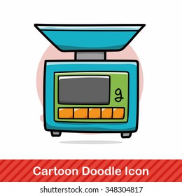 Weighing machine doodle