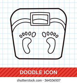 Weighing machine doodle