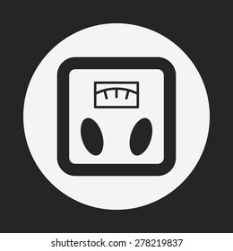 Weighing machine icon