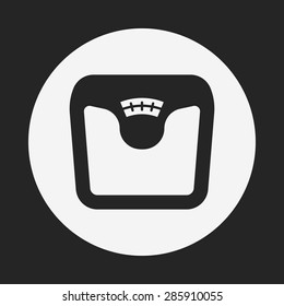 Weighing machine icon