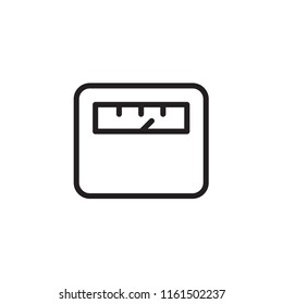 Weighing machine icon EPS 10 .