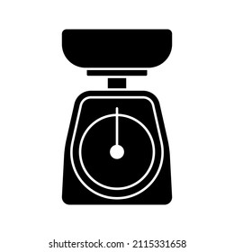 Weighing machine icon. vector illustration