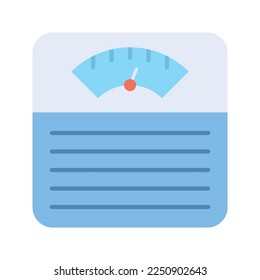 Weighing Machine Icon vector image. Suitable for mobile apps, web apps and print media.