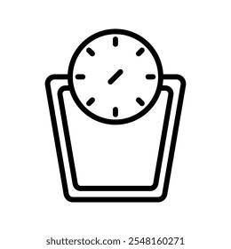 Weighing Machine line icon , vector, pixel perfect, illustrator file