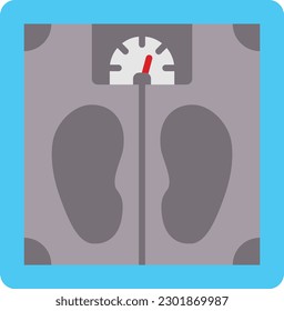 Weighing Machine vector icon. Can be used for printing, mobile and web applications.