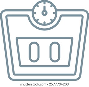 Weighing Machine vector icon. Can be used for printing, mobile and web applications.