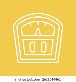 Weighing Machine vector icon. Can be used for printing, mobile and web applications.