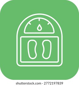 Weighing Machine vector icon. Can be used for printing, mobile and web applications.