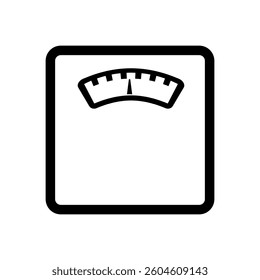 Weighing Scale icon vector illustration, weight scale sign, weight checking symbol isolated, scales icon set, weight scale icon, law scale icon, set of scales, bowls of scales in balance symbol.