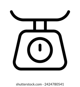 Weighing Scale Icon Vector Symbol Design Illustration