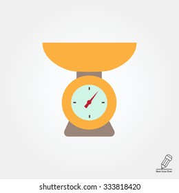 Weighing scales icon