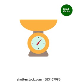 Weighing scales icon