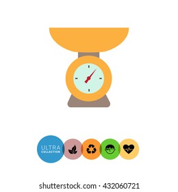 Weighing scales icon