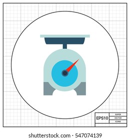 Weighing scales icon
