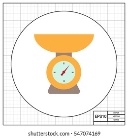 Weighing scales icon