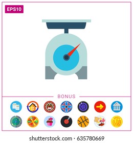 Weighing scales icon
