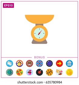 Weighing scales icon
