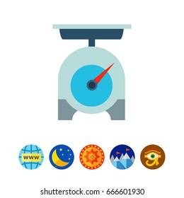 Weighing scales icon