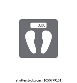 weighing scales icon. Simple element illustration. weighing scales symbol design template. Can be used for web and mobile on white background