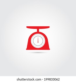 Weighing scales icon - Vector